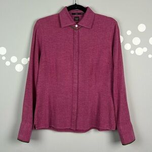 Alara Cotton Button-Up Top Size Medium